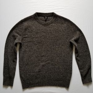 J Crew Small Marled Grey Lambswool Sweater